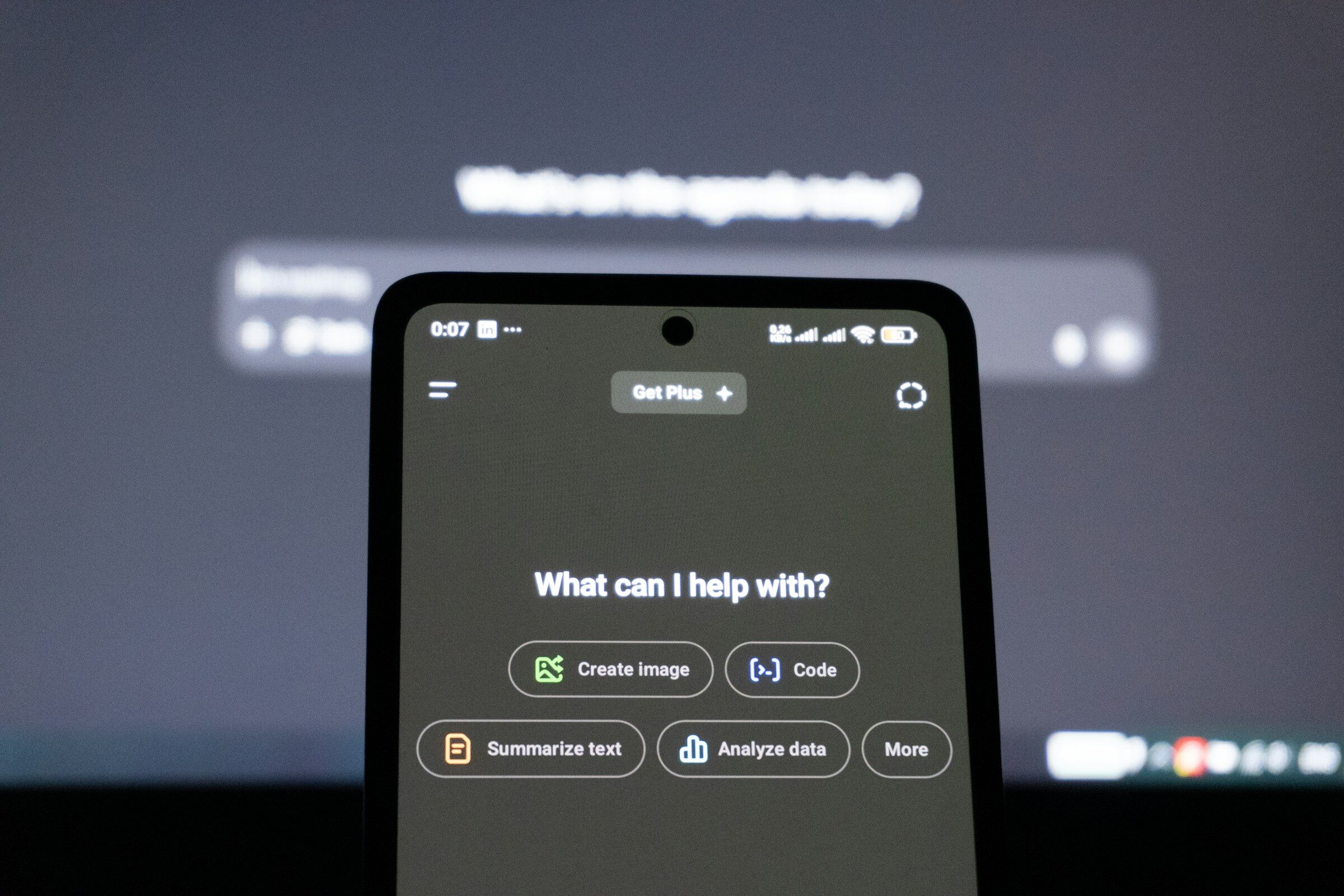 An AI assistant offering answers on a phone, where a growing share of buyers now start