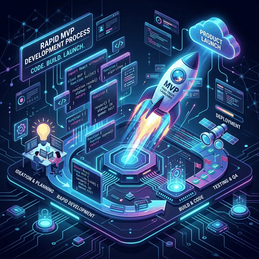 MVP Development Process Illustration